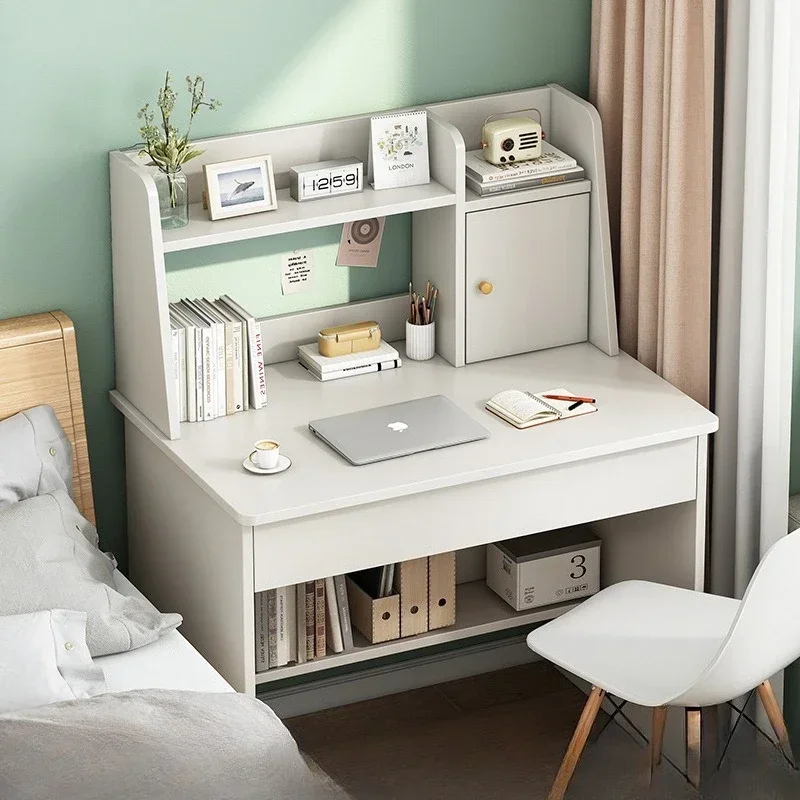 Durable Computer desk desktop bookshelf integrated learning writing desk primary and secondary school students bedroom desk