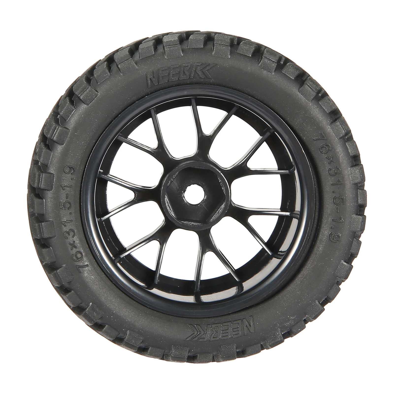 1.9 inch 75mm Off Road Buggy Tires Wheel 12mm Hex Hubs for Wltoys 144001 1/14 1/16 1/10 Scx10 Traxxas Trx-4 Tamiya RC Racing Car