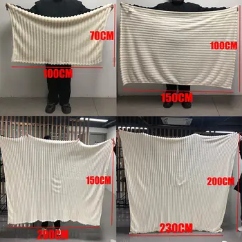 輕奢純色多功能兔絨毯 冬季加厚保暖法蘭絨毯 適用於臥室客廳 6 最佳銷售 奢華毛毯 - №3