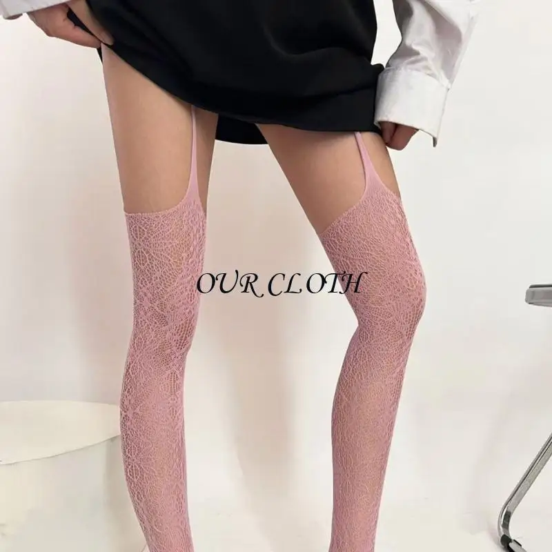 النساء شأن السمكة السمكة الجوارب الساحلية الشرير زهرة الدانتيل الحزام الحزام الجوارب جوارب Y1AC