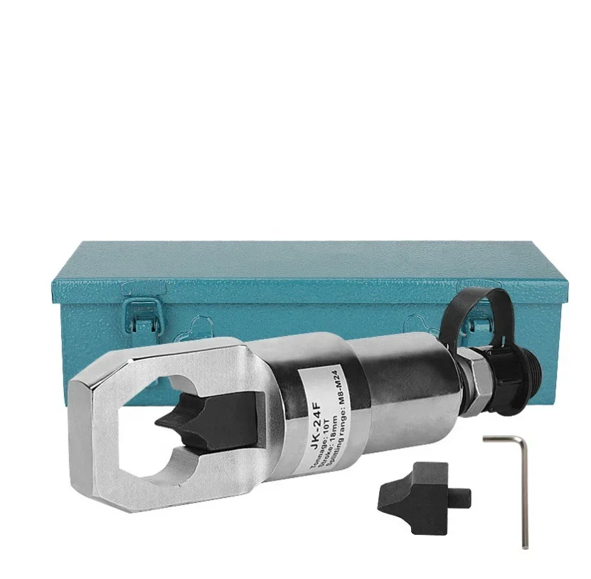Cortador de tuercas de tornillo hidráulico dividido Jk-27F, disyuntores de tuercas hidráulicos, rango de pernos M10-M27, distancia de tuercas 17-41mm, carrera 24mm