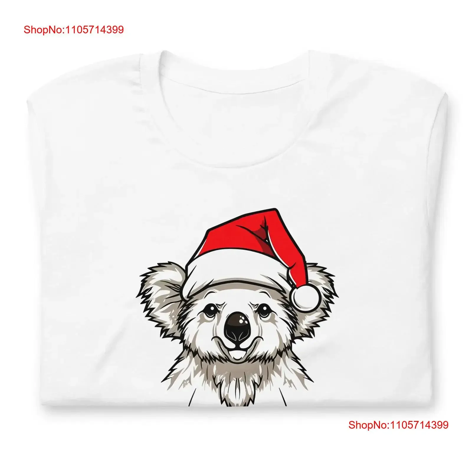 Christmas Koala T shirt Australian Aussie Lovers vintage Washed designer clothes Stretched Soft fashion Breathable streetwear