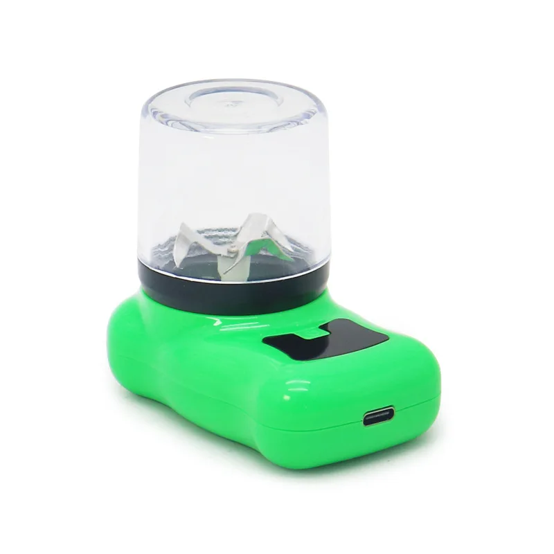 44mm 2-lagiger elektrischer Kunststoff-Grinder, USB-aufladbar, bunter, tragbarer Haushalts-Grinder – Detail 17
