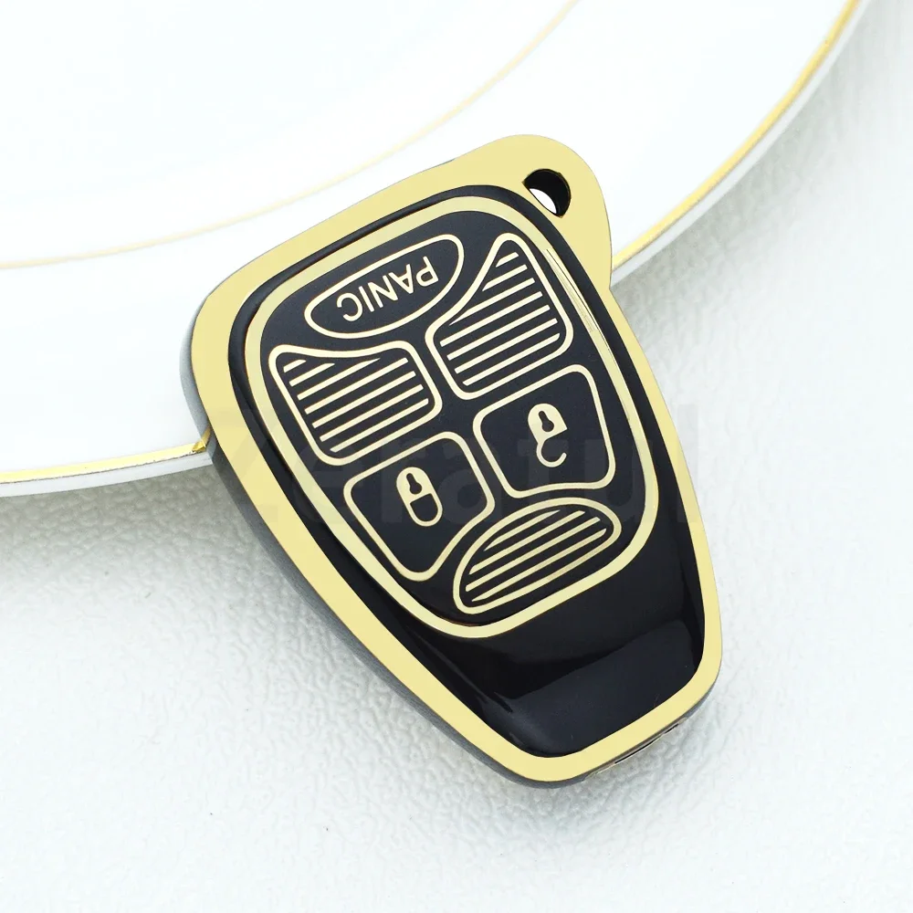 Shell for Dodge Avenger Caliber for Jeep Patriot Cherokee Compass for Chrysler Pacifica 300C Voyager Car Key Case Cover Holder