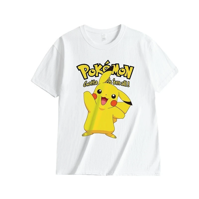

Pikachu Collaborative Short Sleeve Tee, Pokemon Kids Unisex T-Shirt Cute Character Top New Arrival