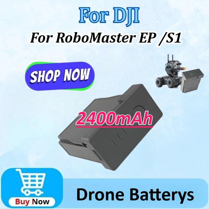 

New 4.2V 2400mAh 25.92Wh 35 Minutes Battery Life Overcharge Protection Drone for DJI for RoboMaster EP /S1 Intelligent Battery