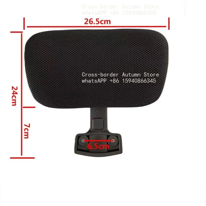Adjustable Office Computer Chair Headrest Punch-Free Heighten Backrest Head Support Pillow Replacement Accessory