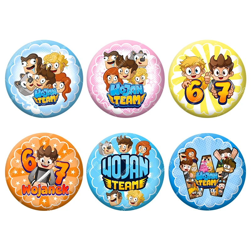 Boy Girl Anime Creative Brooches Fashion Jewelry Backpack Bag Decor Badge Wojans Team Cartoon Cute Pins Accessories Gift 2026