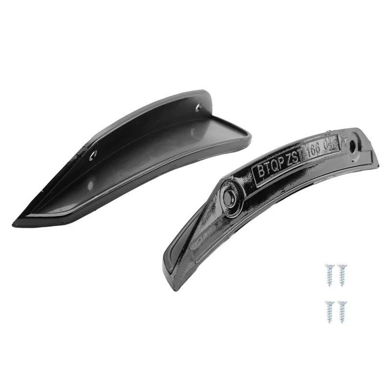 

6Pcs Front Bumper Side Air Splitter Spoiler Black For Benz Mercedes W176 A180 A200 A220 A250 Amg A45 A Class 2016-2018