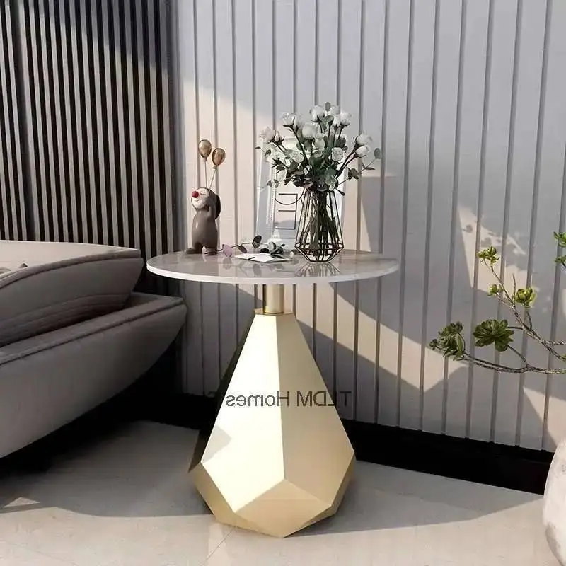 

Living Room Coffee Table Circular Metal Small Marble Designer Coffee Table Gold Mini Countertop Modern Nordic Furniture New