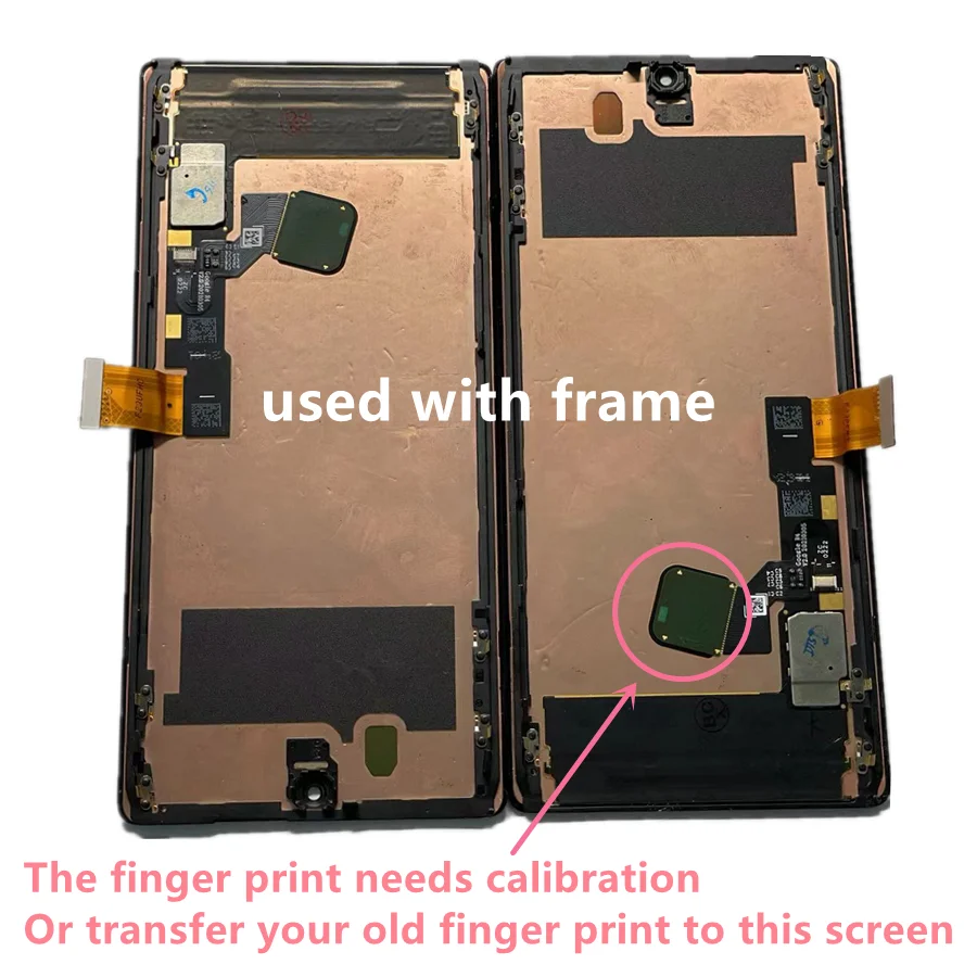 Pantalla LCD AMOLED Original para Google Pixel 6 Pro, marco de pantalla, Digitalizador de Panel táctil para Google Pixel 6 Pro 6Pro Spot LCD