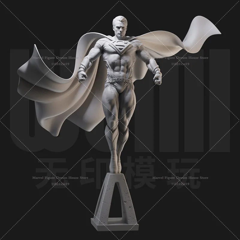 1/24 1/18 Scale DC The First Superhero Superman Power Justice Representative Clark DIY Self-assembled 3D Resin Un-panited Doll