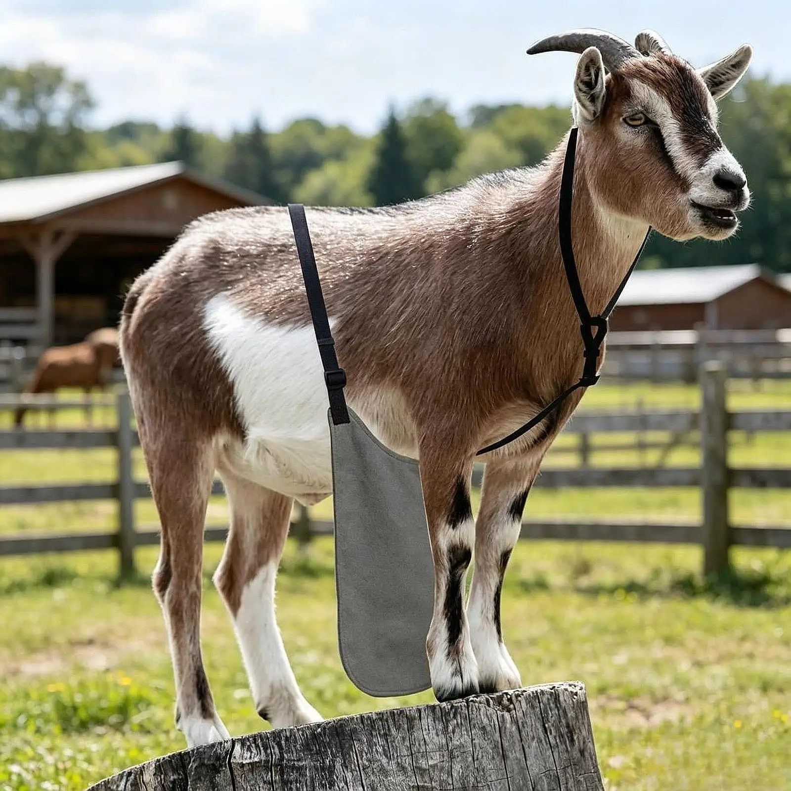 Goat Mating Control Skirt Sturdy Practical Livestock Accessory for Breeding Season Use