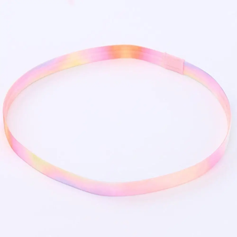 

Print Headwear Sweat Absorption Sweatband Fitness Headband Sport Headband Silicone Sweat Guide Hair Band Yoga Hair Band