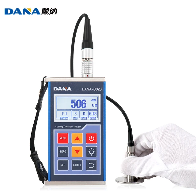 DANA C320 test instruments Digital Car Paint Dry Film Coating Thickness Measuring Meter