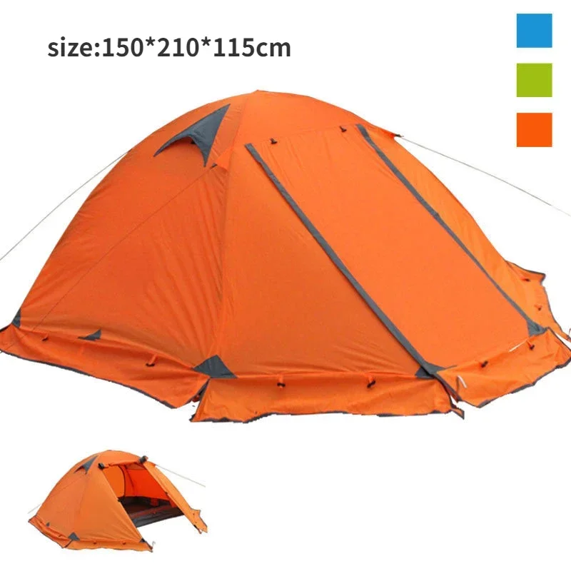 

YOUSKY Outdoor Cycling Camping Tent, Double Aluminum Pole Rainproof Tourism Tent, Ultra Light Tent Mountain Tent