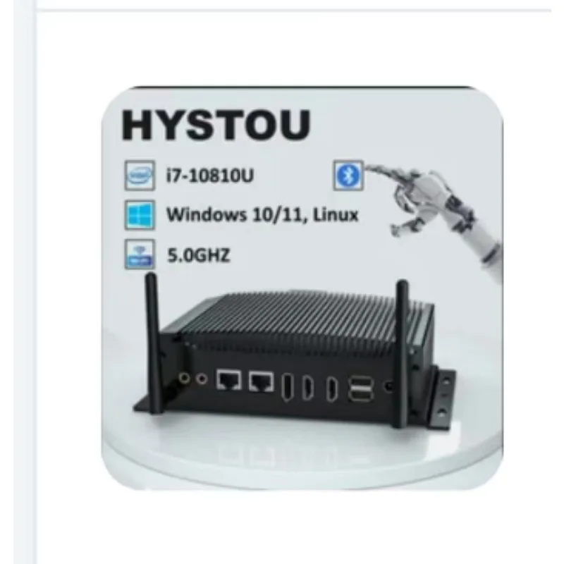 H6 DDR4 COM USB 3.0 CORE i7 - 10810U 16G RAM 512 SSD GPIO 2 LAN WiFi