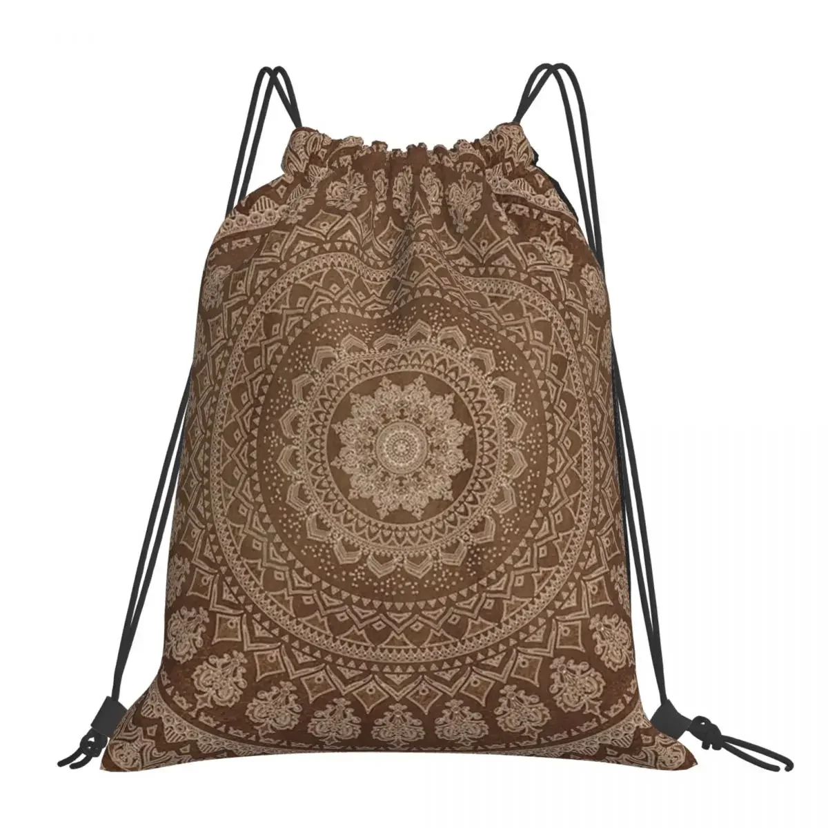 Mandala Earth zaini borse multifunzione con coulisse borsa sportiva con coulisse borsa sportiva per uomo donna studenti