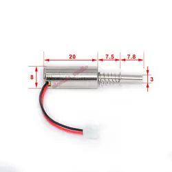DC 3V/ 5V/ 9V/12V Mini Micro 8MM Cylindrical Suction Solenoid Electromagnet Spring push Inhalation Plunger DIY Fingerprint Lock