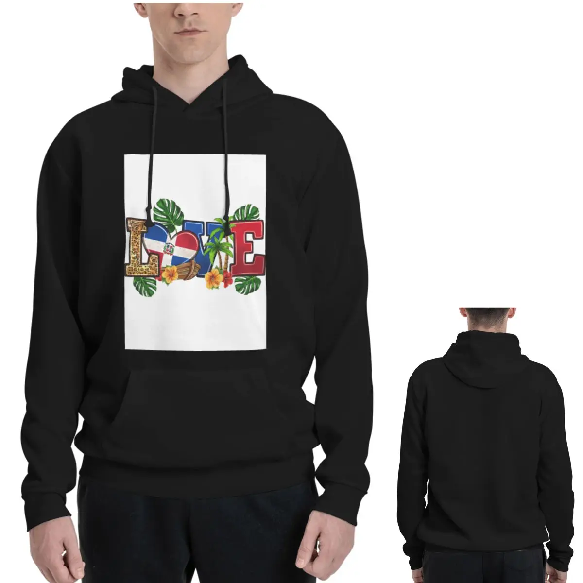Flag Of The Dominican Republic Hoodies Men Women Casual Pullover Sweatshirts Fashion Long Sleeve Streetwear Autumn Winter
