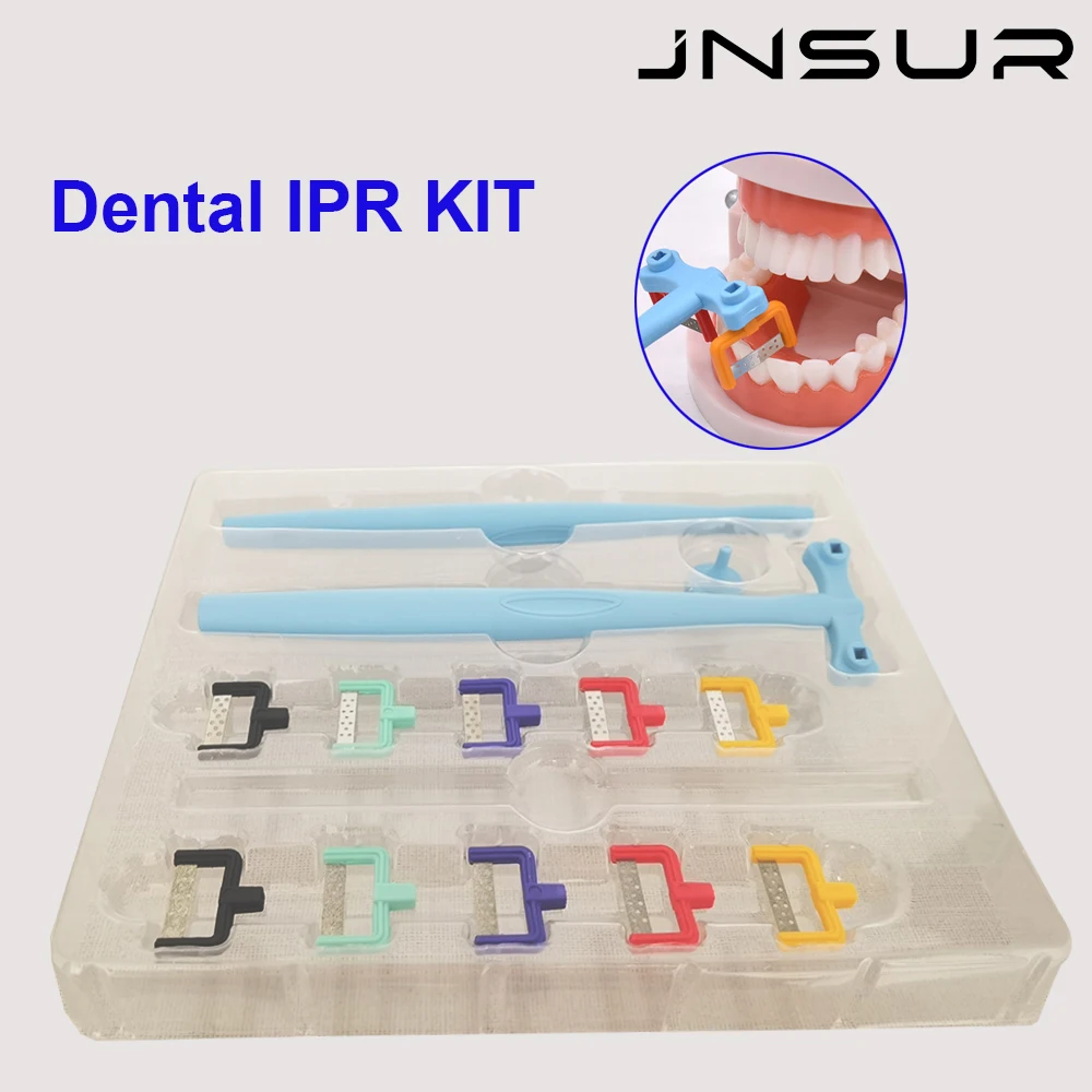 

Dental IPR System Kit Orthodontic Interproximal Enamel Reduction Kit Orthodontic Interproximal Reduction Strips Hand Use Polish