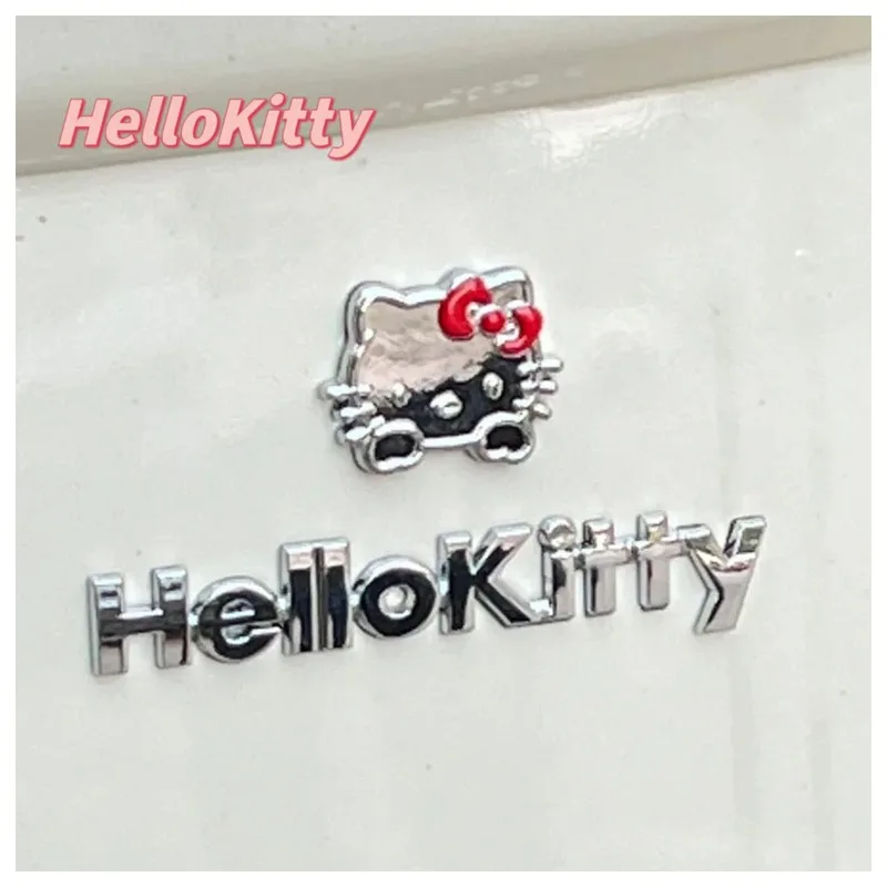 Cartoon Anime Hellokittys Creative Metal Car Stickers Cute Auto Exterior Decoration Accessories Decorative Patch Girl Gifts