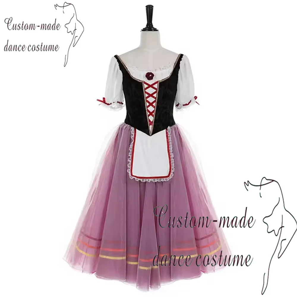 Adult child Gepelia, daughter who can't be locked up, ballet dress competition dress long gauze dress performance dress PDE
