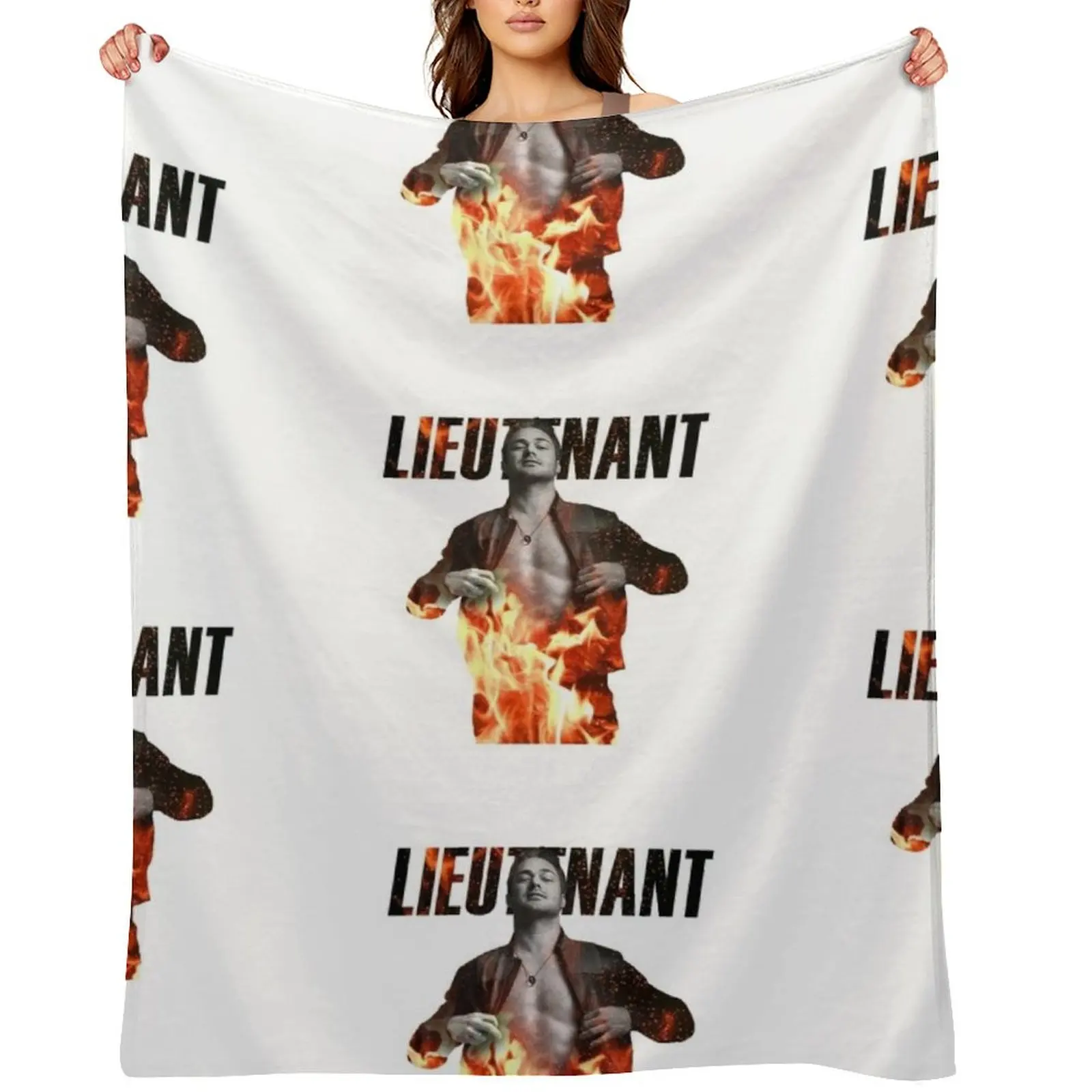 

Lieutenant Kelly Severide from Chicago Fire Throw Blanket Vintage Bed Soft Big Flannel Fabric Blankets