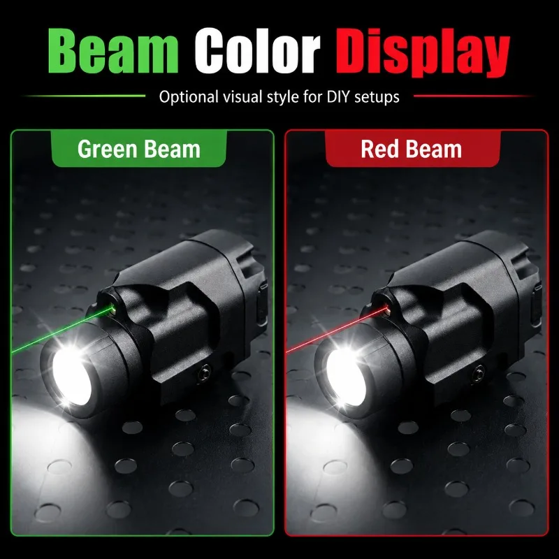 Universal 20MM Base LED Lighting Fixture, Metal Body, Strobe Function, Adjustable Bright, Hobby Modification Supply
