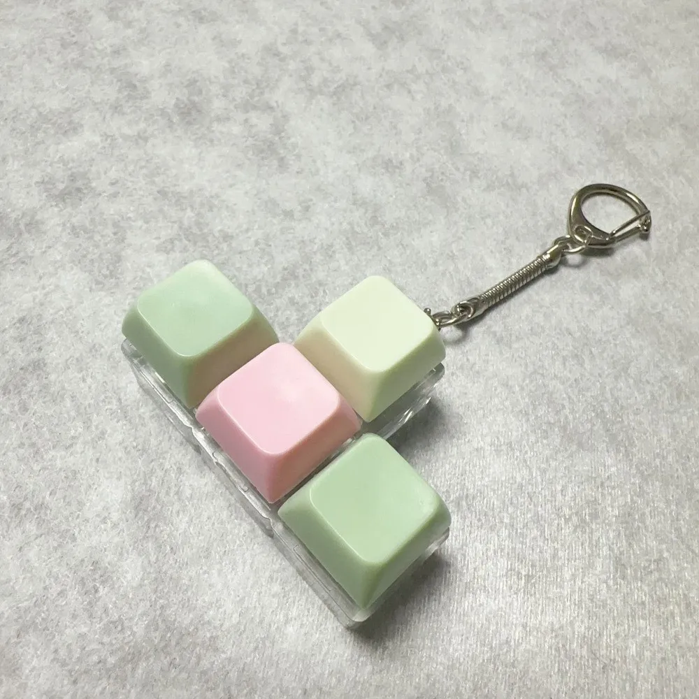 Relaxing 2/3/6/9 Keys Finger Keyboard Keycap Stress Relief Decompression Toy Pass The Time Key Button Pinch Toy Adult