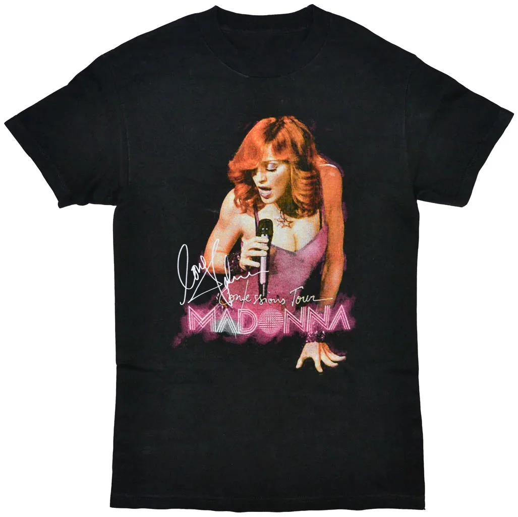 Vintage Confessions Tour Madonna T Shirt Classic Black S 234XL LI593