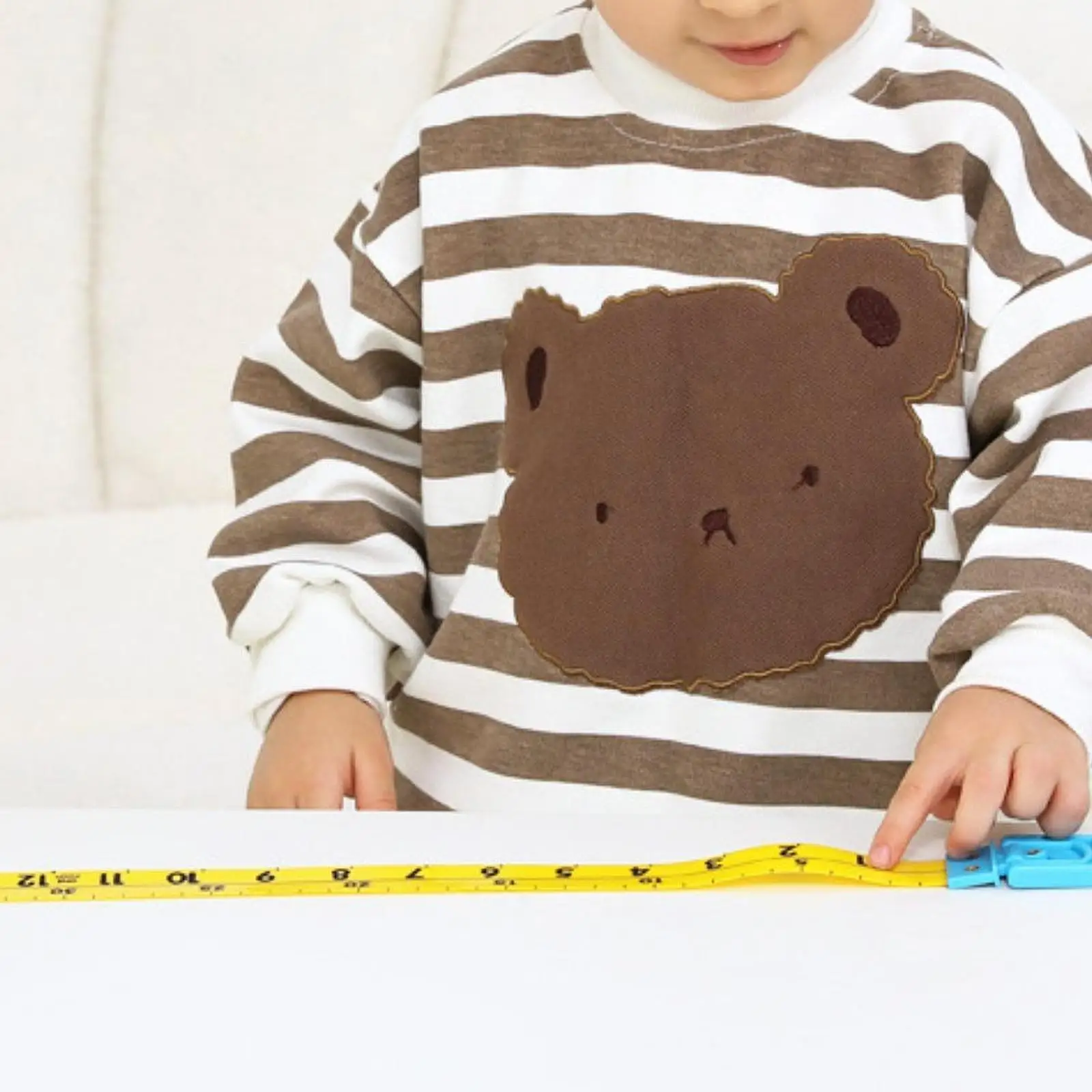 Children Learning Tapeline Construction Toy Pretend Play Bright Color Practice Learning Measure Tool for Boys Girls Age 3+