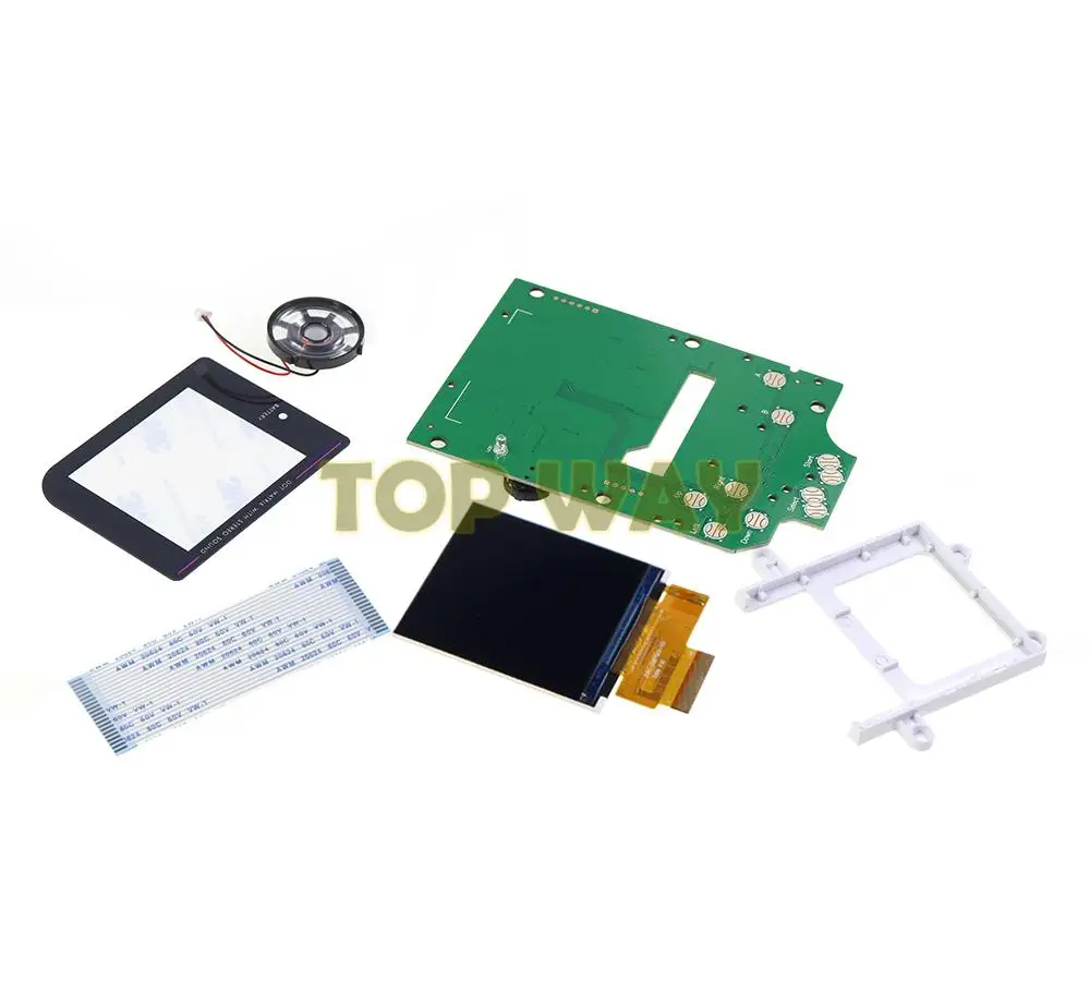 1set 2.6 Inch IPS Backlight Backlit LCD Kit For GameBoy DMG GB V3.0 DMG Console LCD Screen With Glass Lens Replacement