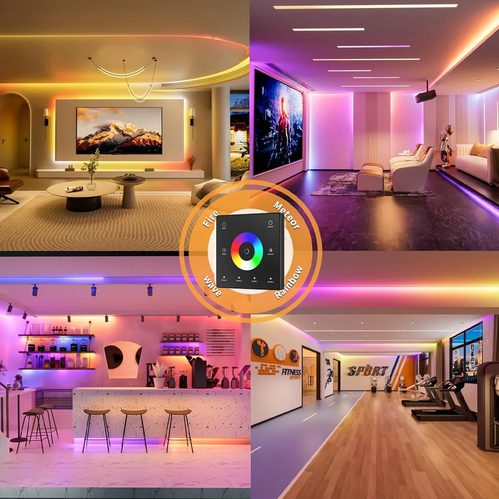 5 فولت-24 فولت تويا زيجبي SPI LED تحكم RGB RGBW IC WS2812B WS2811 TM1803 TM1804 SK6812 بكسل قطاع ضوء ل أليكسا جوجل المنزل