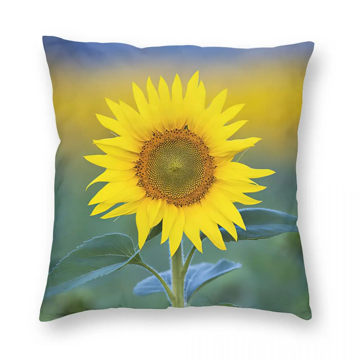 Sunflowers Forever Bohemian Pillowcase Printing Cushion Cover Decoration Daisy Flowers Throw Pillow Case Cover Home 45*45cm