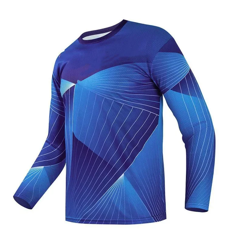 

2025 Newest Downhill Jersey For Men Long Sleeve MTB Tops Anti UV Bicycle Shirt Pro Team Racing Bike Sportswear Off Road Clothes