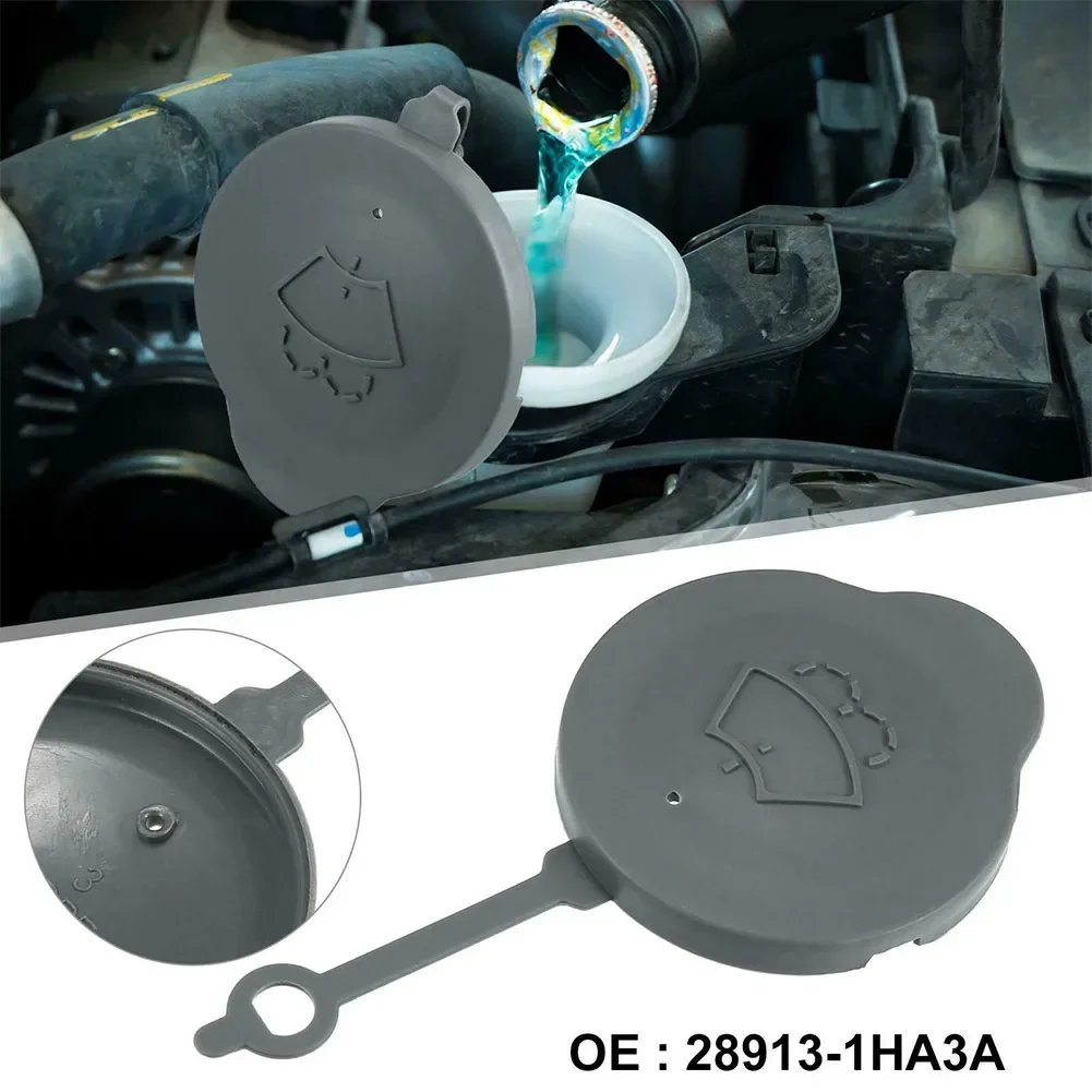 Tapa de depósito de líquido para limpiaparabrisas de coche, tapa de botella de tanque de agua 28913-1HA3A para Nissan Micra K13 2011-2016
