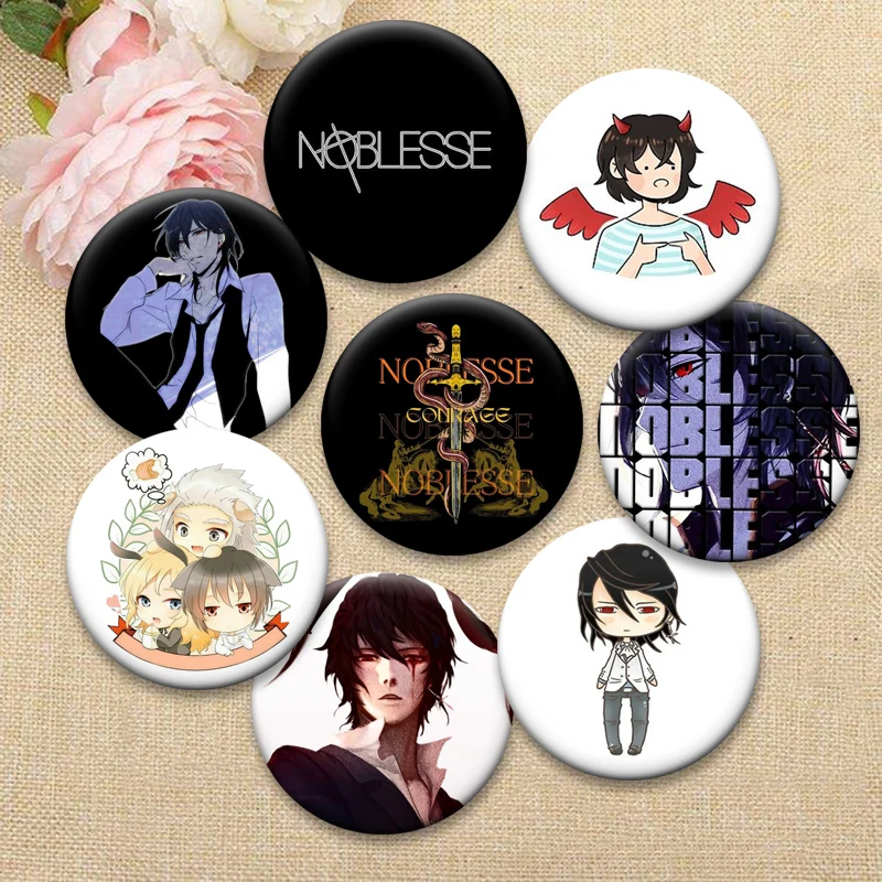 

Anime Noblesse Brooches Exquisite Handmade Lapel Pins Cadis.Etrama.Di.Raizel Frankenstein Cartoon Badge Backpack Accessorie Gift