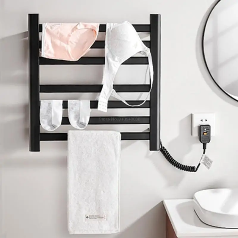 

Electric Heating Towel Rack Bathroom Accessories Wall-Mounted Towel Rack Household Smart Constant Temperature
