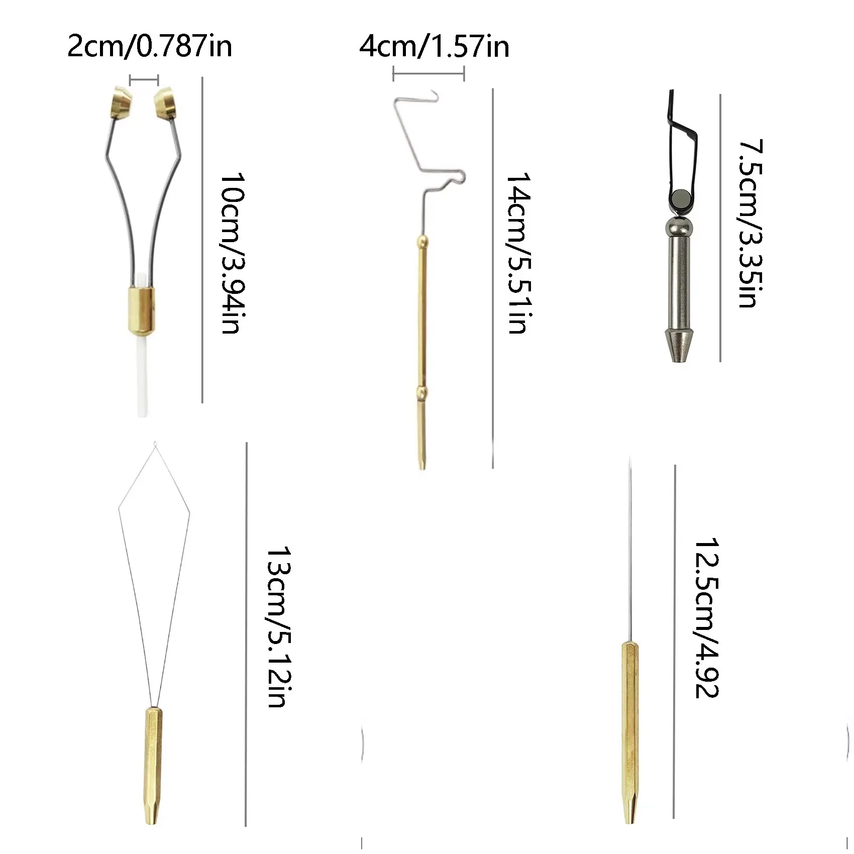 Aventik Fly Tying Tool Combo Fly Tying Accessories and Tools Kit Fly Tying Bobbin Holder Hair Stacker Cutting Pliers image 2