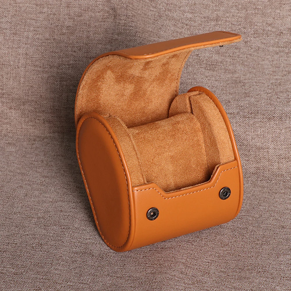 Premium Pu Leather Travel Watch Storage Pouch Case For Men And Women_voghion.com