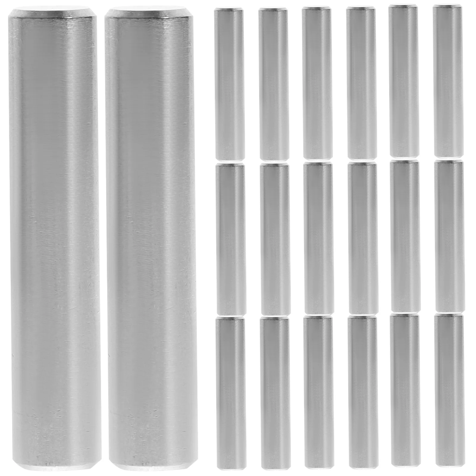

20pcs Stainless Steel Cylindrical Dowel Pins 304 Shelf Support Fasteners For Cabinet Bookshelf Furniture Hardware Pegs