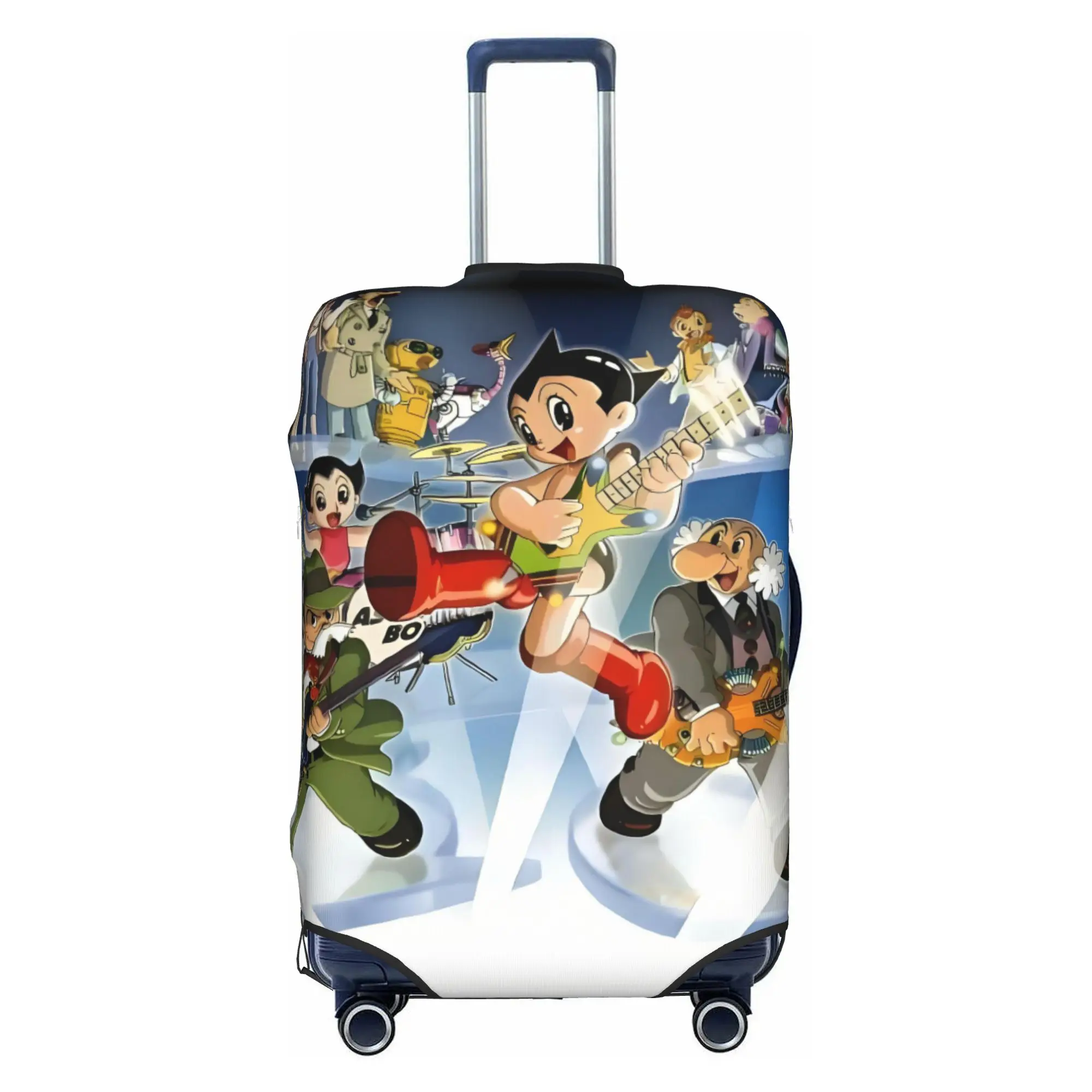 Anime Cartoon Astro Boy  Luggage Cover Protector Cute Japan Manga  Travel Suitcase Protective Cover for 18-32 Inch