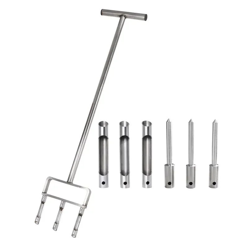 for Winslow & Ross Stainless Steel Yard Lawn Aerator Hollow Tine Coring Tines Manual Grass Aerating Tool for Garden Care