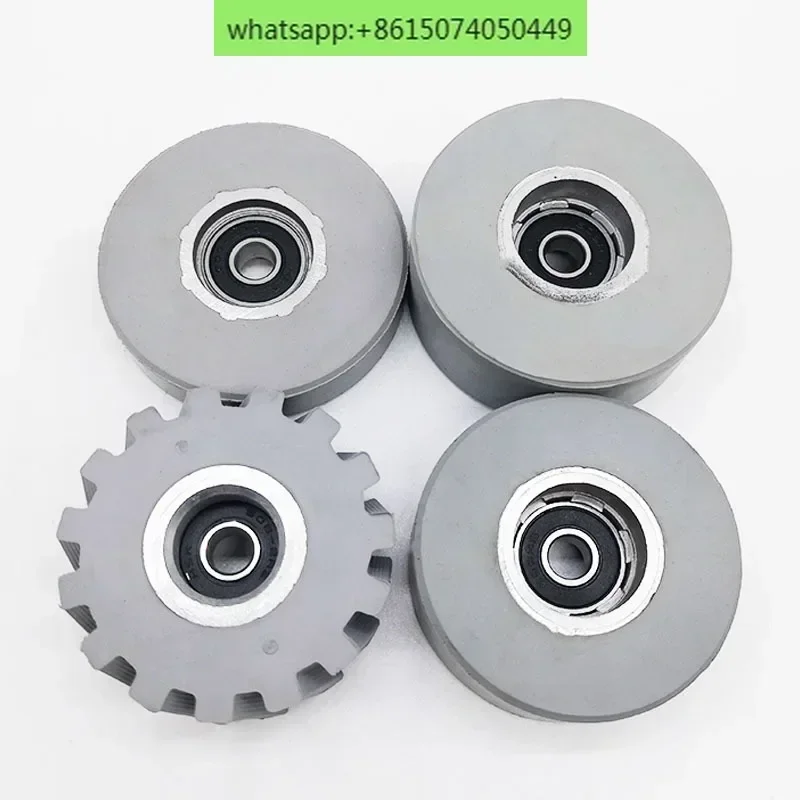 10PCS-Edge banding machine pressing wheel plane twill straight grain conveying wheel extreme woodworking machinery accessories