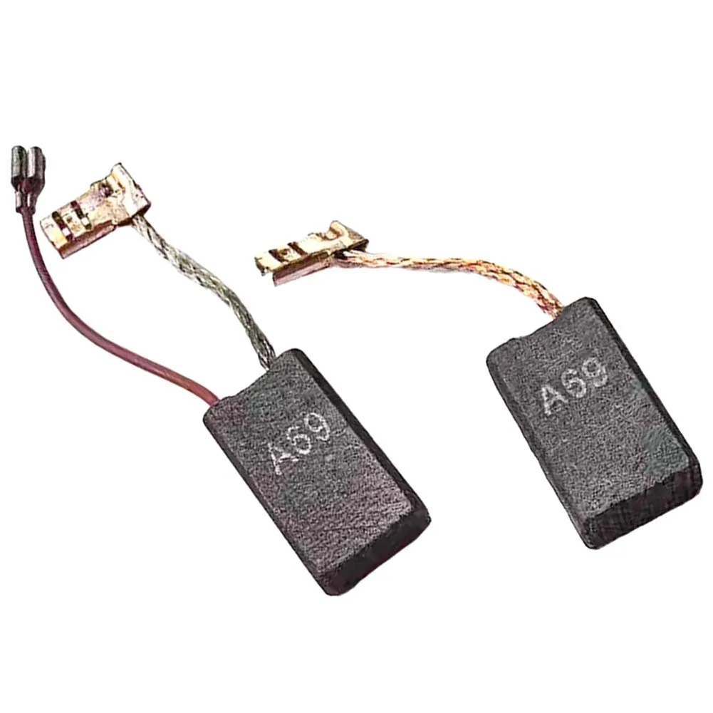 

Replacement Carbon Brushes 2pcs for Bosch For 1617014144 1617014135 A69 6 3x12 5x23mm for GSH 5E Power Tool Motor Maintenance
