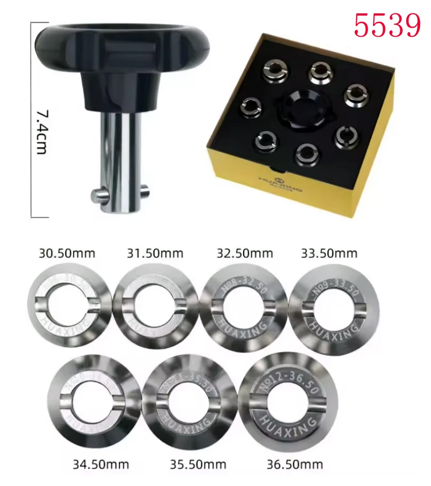

5539 Watch Back Case Opener Suitable Rolex Tudor Professional Watchmaker Key Closing Waterproof Tool Wristwatch Repair Tools Set