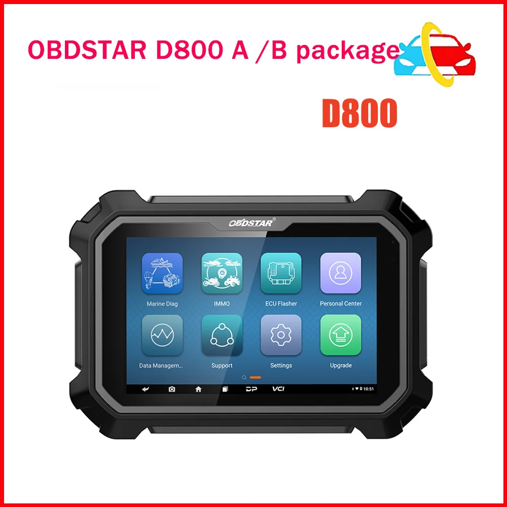 

OBDSTAR D800 A /B package New Generation device for Marine (jet ski/ outboard/ inboard/ generator) Intelligent Diagnosis Scanner