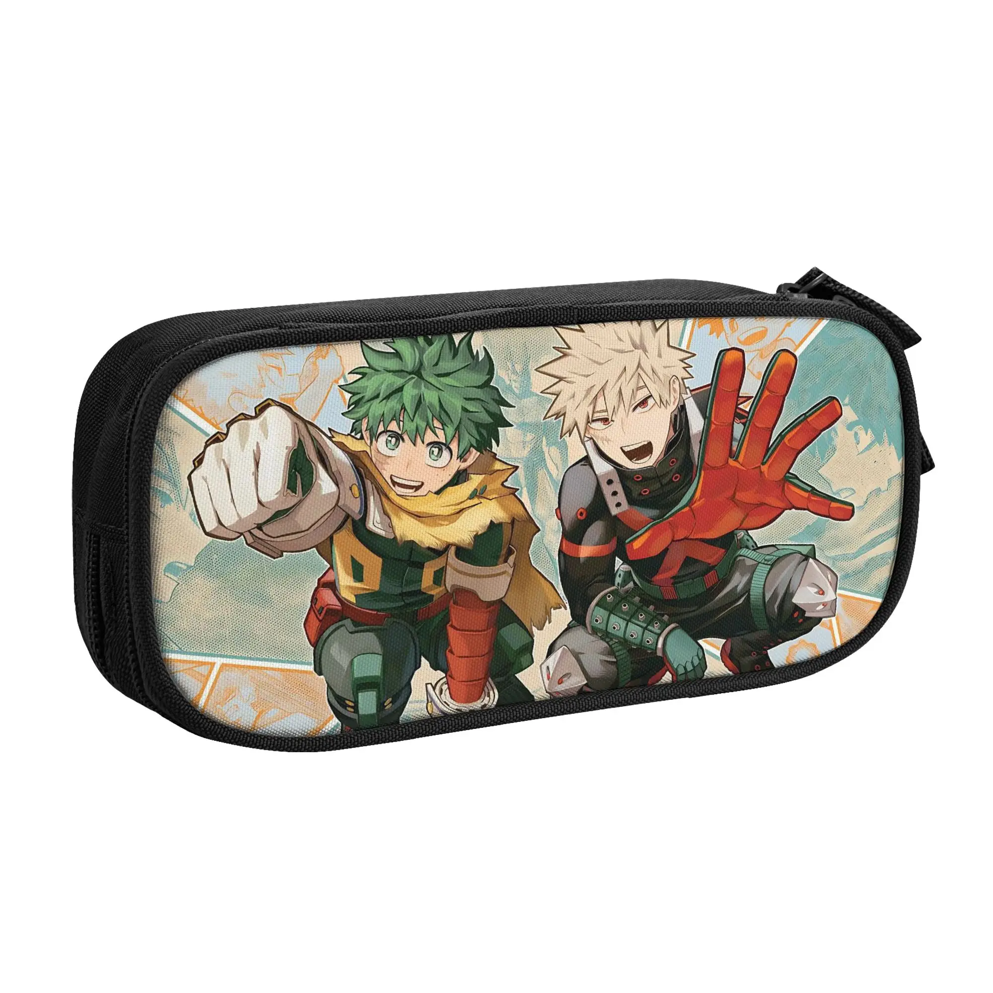 My Hero Academia Bakugo Pencil Cases Lovely  Pen Bag Kids Students School Cosmetic Pencilcases