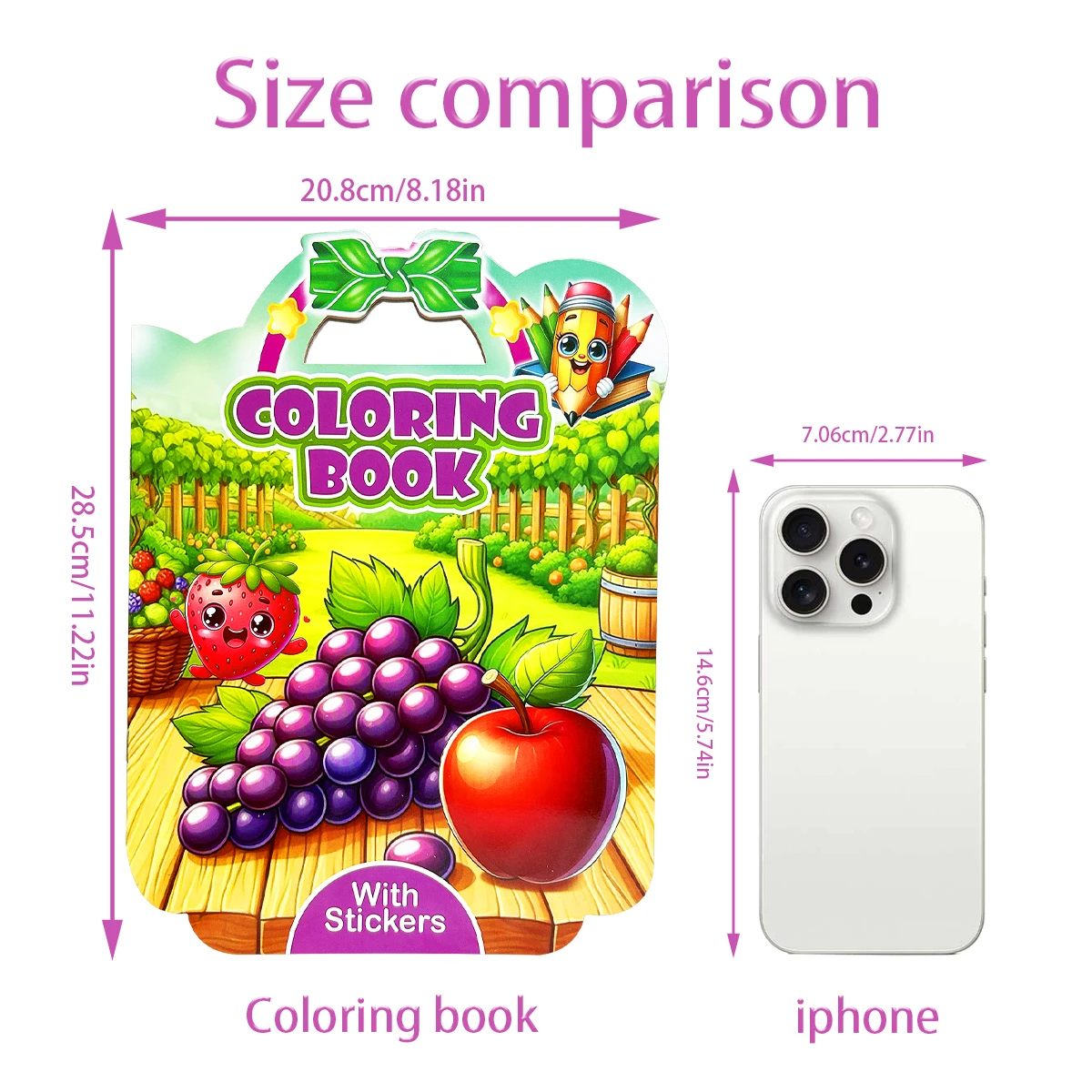 Kids Coloring Book with Sticke - Kids Toys Sale recension och pris